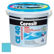 Затирка цементная ЦЕРЕЗИТ CE 40 Aquastatic Небесная
