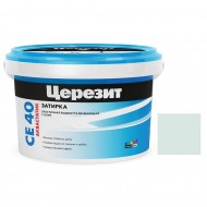 Затирка цементная для швов ЦЕРЕЗИТ CE 40 Aquastatic №64 Мята 2 кг