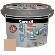 Затирка цементная ЦЕРЕЗИТ CE 43 Super Strong Багамы бежевый 2 кг