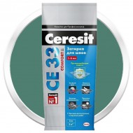 Затирка цементная для узких швов ЦЕРЕЗИТ СЕ33 Comfort зеленая 2 кг