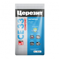 Затирка цементная для узких швов ЦЕРЕЗИТ СЕ33 Comfort белая 5 кг