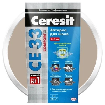 Церезит СЕ33 Comfort, цвет багамы бежевый 43, фасовка 5 кг