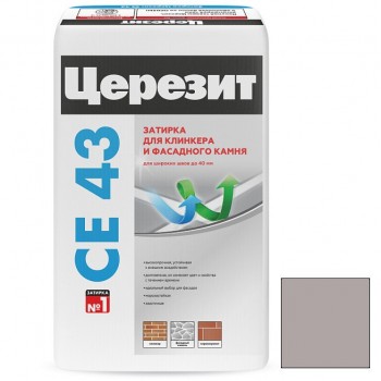 Затирка цементная для швов ЦЕРЕЗИТ CE 43 Super Strong серая 25 кг Затирка цементная для швов ЦЕРЕЗИТ CE 43 Super Strong серая 25 кг