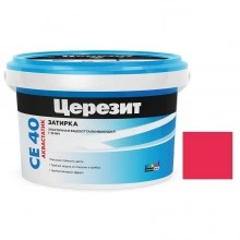 Церезит СЕ 40 Aquastatic, цвет чили 37, фасовка 2 кг